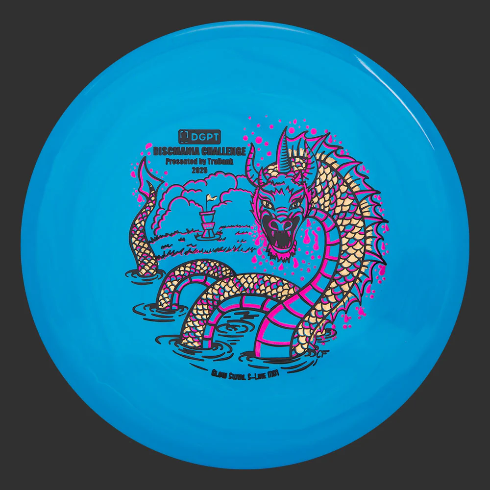 Limited Edition Glow Swirl S-Line MD1 (Discmania Challenge Fundraiser) - Image 2